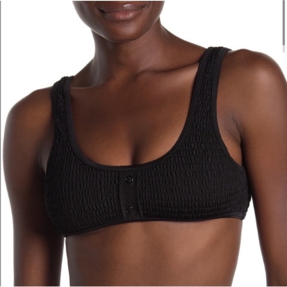 Kendal + Kylie Henley Black Bikini - Picture 2 of 10